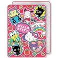 thumbnail image 1 of Hello Kitty Sanrio Sticker Friends Silk Touch Throw Blanket with Sherpa Reverse, 46 x 60 inches, 1 of 2