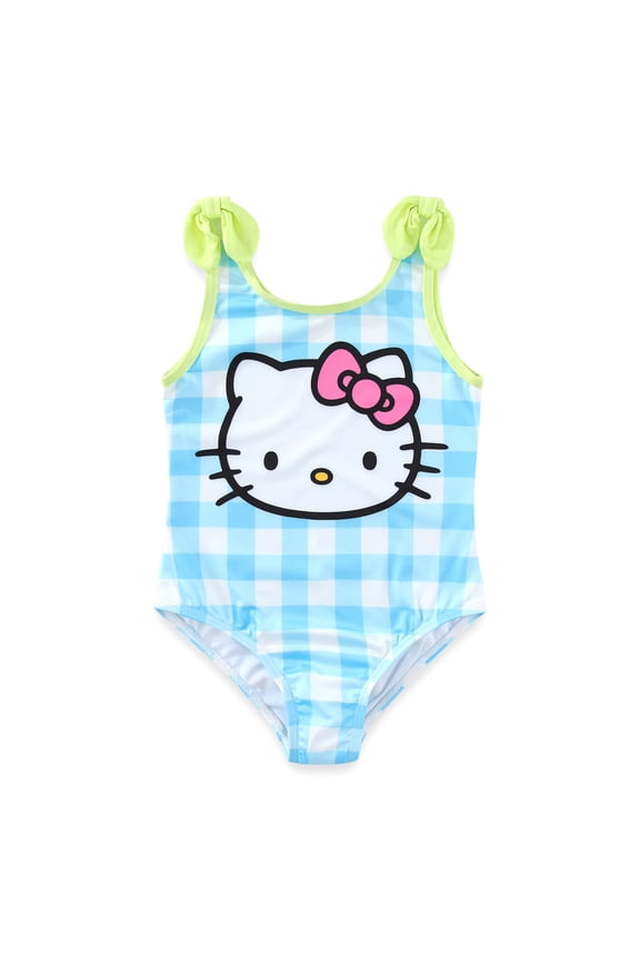 Sanrio Swimsuit UPF 50+ One Piece Bathing Suit (Girls), Sizes 4-6X