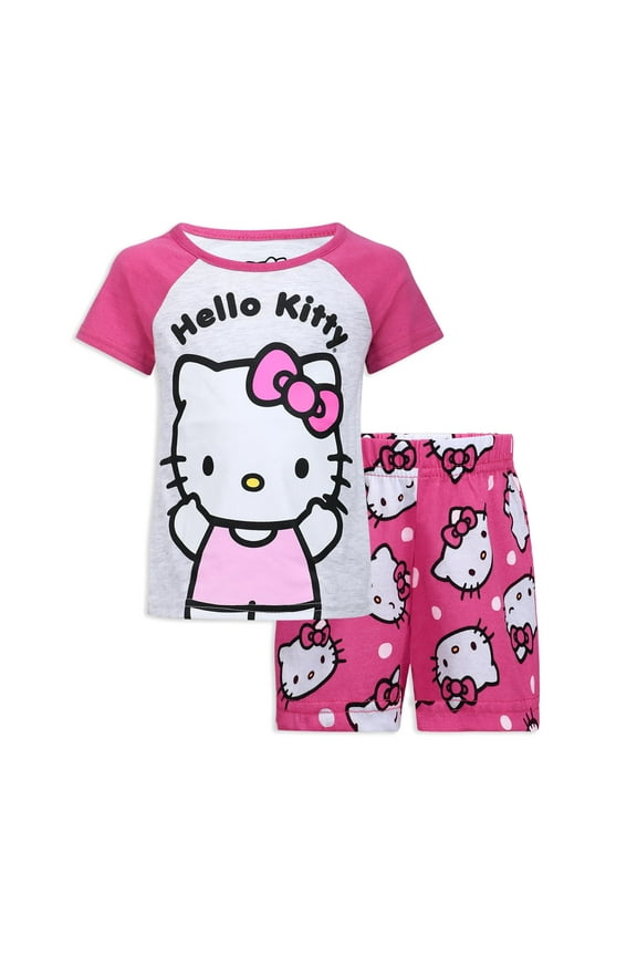 Sanrio T-Shirt and Shorts Outfit Set(Girls), 2 Piece Set, Sizes 12M-12