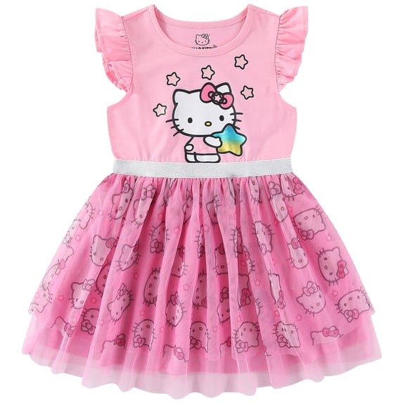 Hello Kitty Sanrio Tulle Dress (Girls), Sizes 2T-12