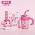 thumbnail image 1 of Hello Kitty Sanrio Vacuum Cup Kawaii Cinnamoroll Cartoon Hot Water Large Capacity Straw Cup Anime Students Festivals Girls Gifts, 1 of 10