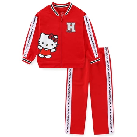 Hello Kitty Sanrio Zip Up Jacket and Pants Set (Girls), 2 Piece Set, Sizes 4-12