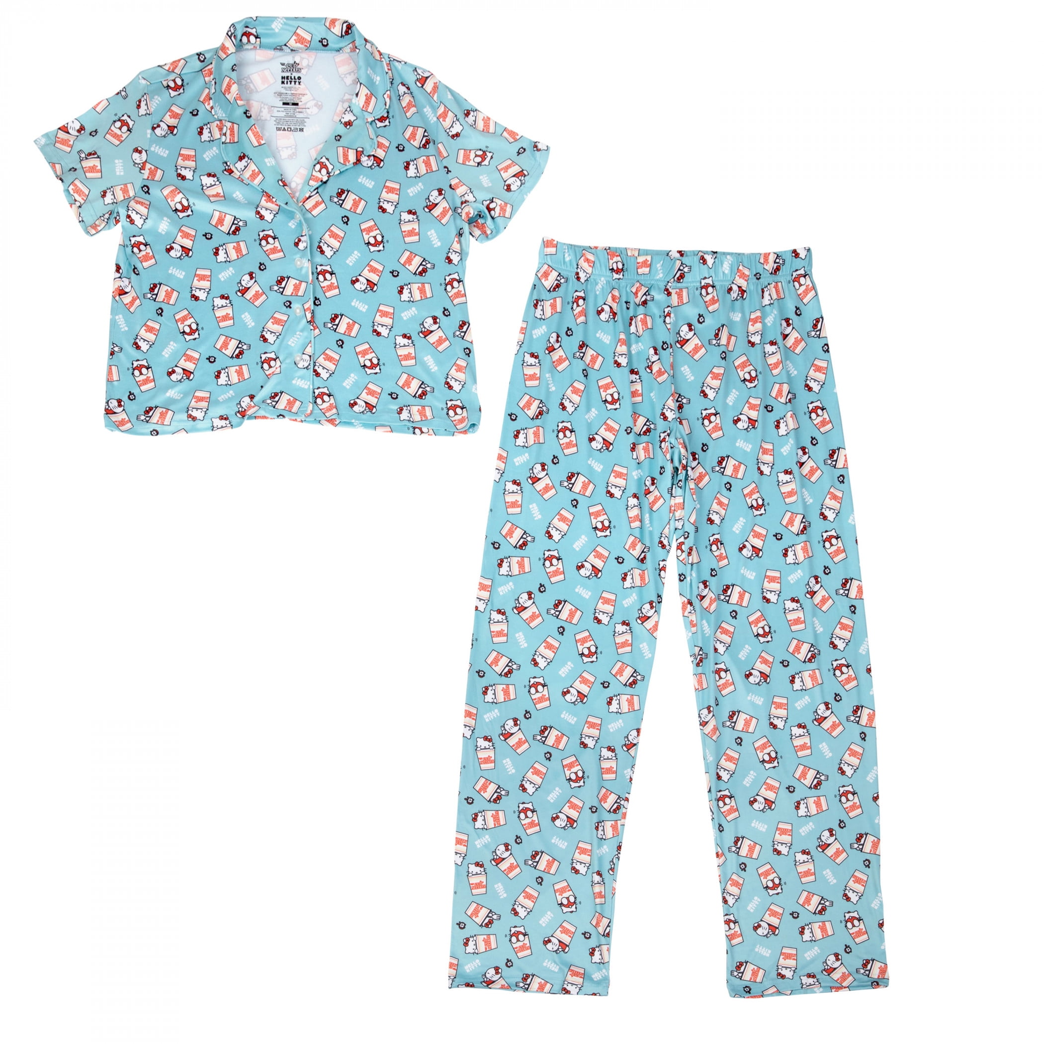 Hello Kitty Sanrio x Nissin Cup Noodles Pajamas Set-XLarge