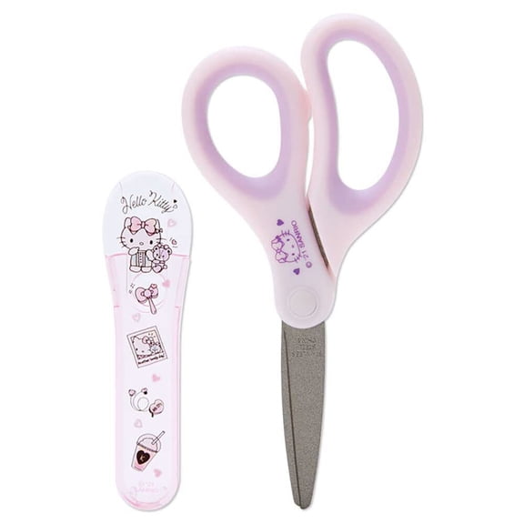 Hello Kitty Scissors Safety Cap: Heart Sanrio Stationery Japan