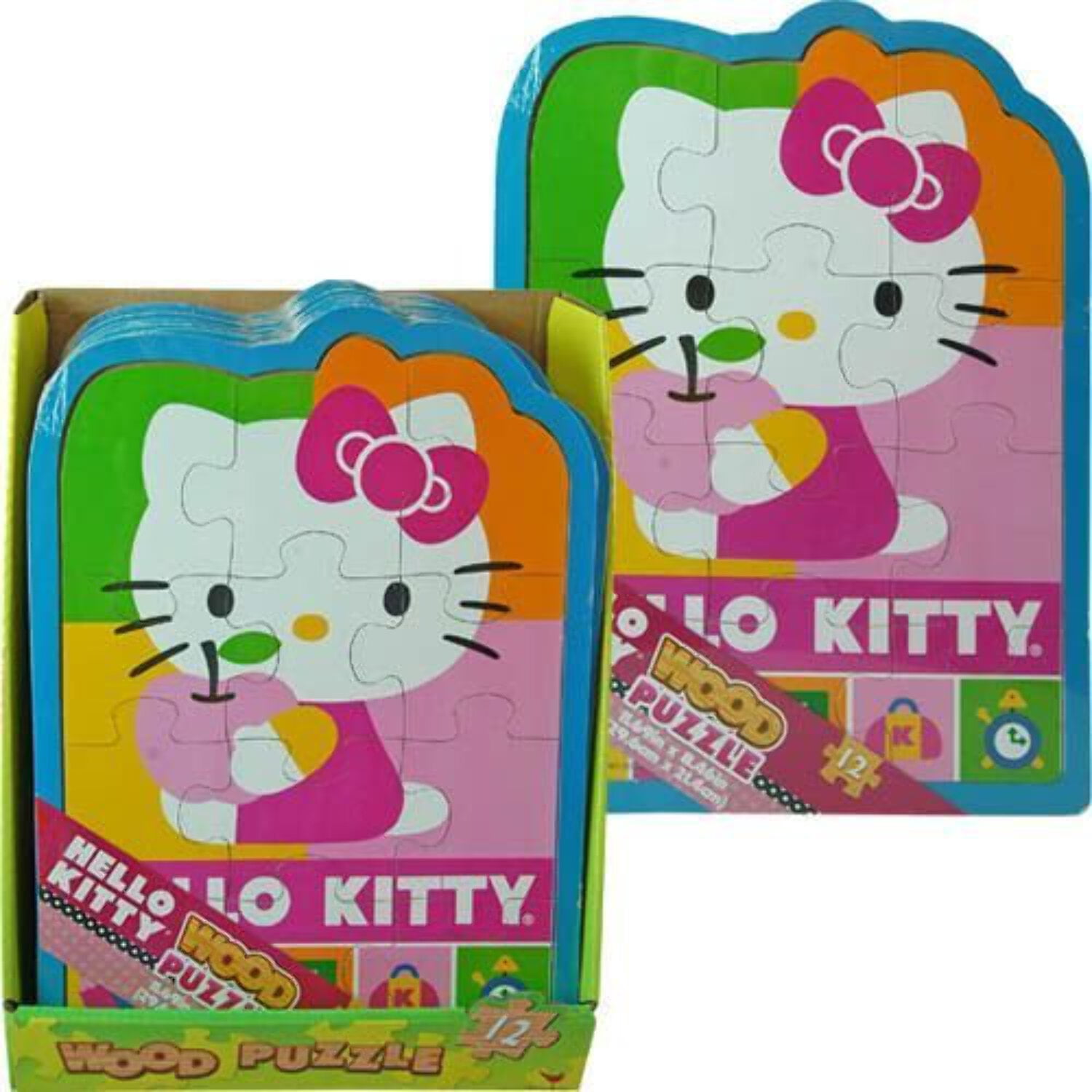Hello Kitty Shaped Wood Puzzle