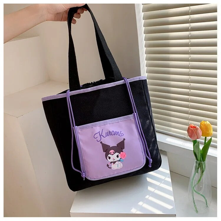 Hello Kitty Shopping Bag Kawaii Shoulder Bags Sanrio Purses and