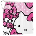 thumbnail image 1 of Hello Kitty Shower Curtain, Waterproof Bathroom Shower Curtains, Washable Cloth Shower Curtain With 12 Hooks, 72 "W X 72" L, 1 of 9