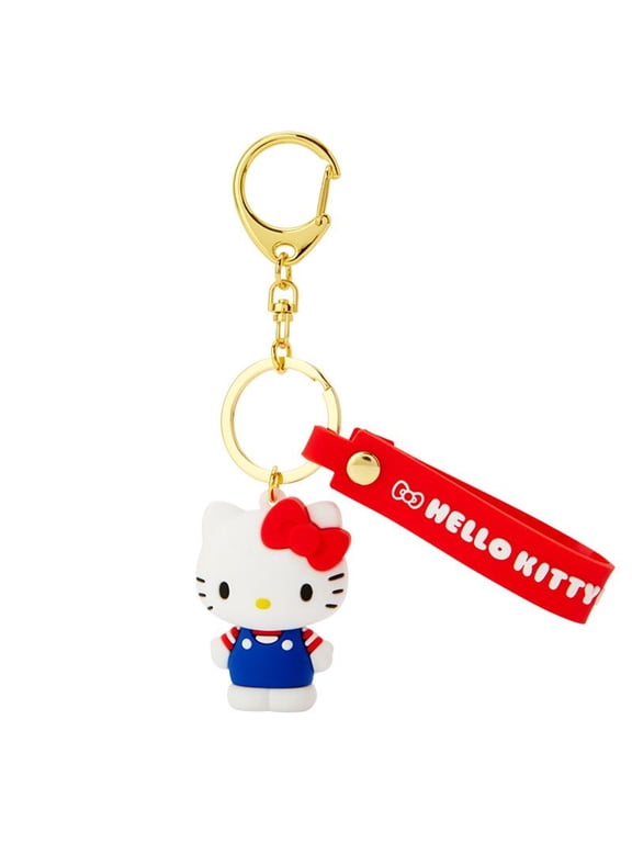 Hello Kitty Signature Keychain 3D Figure Key Holder Sanrio Japan