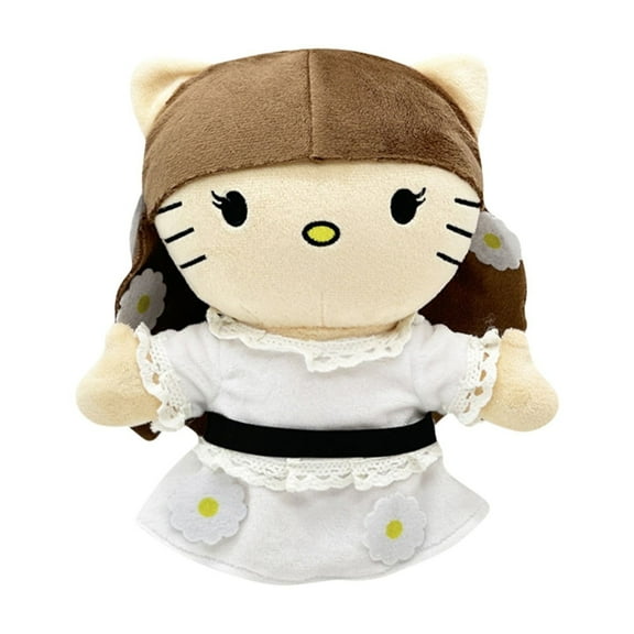 Hello Kitty & Singer Plush Toy, Christmas Gifts, Hello Kitty Stuffed Animals Plush, Cat Figure Pillow Plush, Hello Kitty & Singers Doll, 50th Anniversary Commemoration, Hello Kitty in Singer Suit