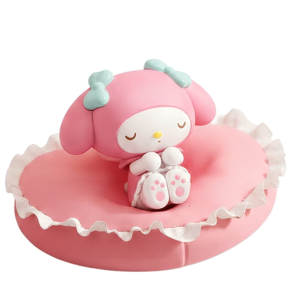 Hello Kitty Sleeping My Melody by Holly Box Heart-Shaped Plush Sleeping Bag Wrist Rest & Kawaii Desk Accessory Official Sanrio Collectible Gift