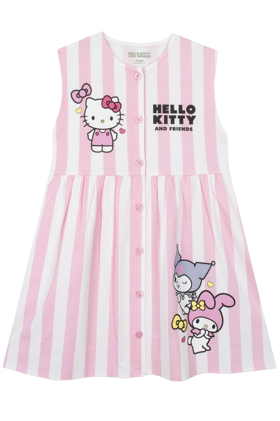 Sleeveless Dress With Kuromi And My Melody 4-14