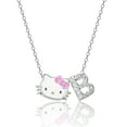 thumbnail image 1 of Hello Kitty Sliding Enamel Pave Initial Necklace - Letter B, 1 of 5
