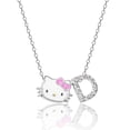 thumbnail image 1 of Hello Kitty Sliding Enamel Pave Initial Necklace - Letter D, 1 of 5