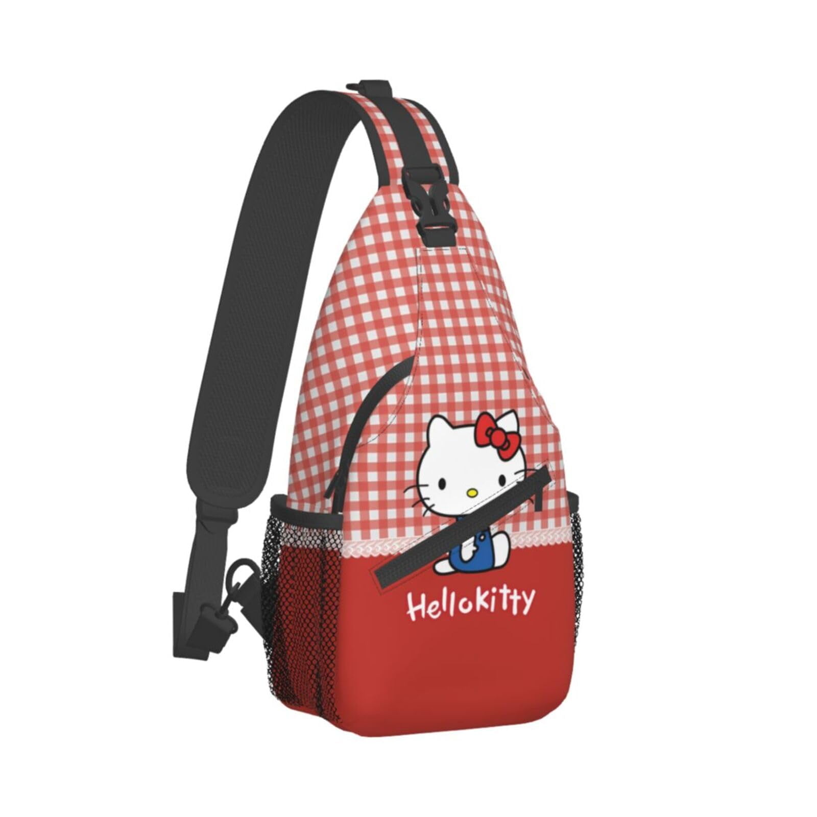 Hello Kitty Sling Bag for Women Crossbody Sling Backpack Daybackpack Cute Shoulder Bag Chest Bag for Travel Hiking Cycling 15.3 7.2 3.5 Inch Walmart