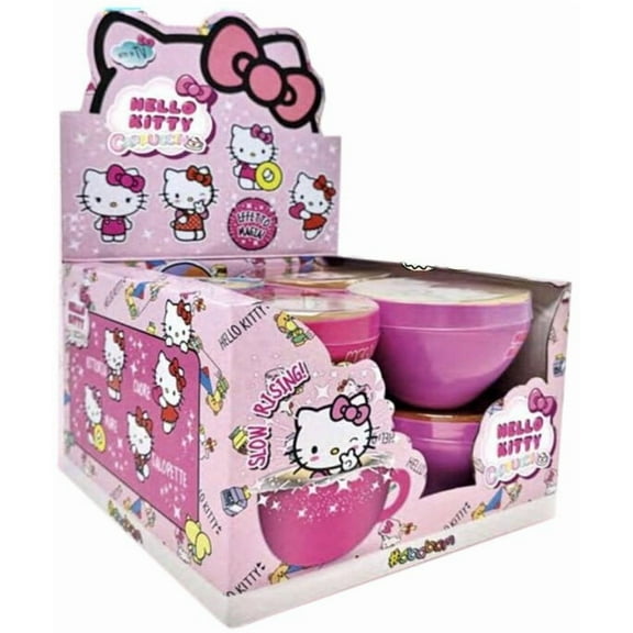 Hello Kitty Slo Rise Squishy Figure Cappuccino Mystery Box (8 Packs)