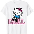 thumbnail image 1 of Hello Kitty Sports Athlete Funny Parody DTG Print Unisex T-Shirt,White Color,Size 3XL, 1 of 5
