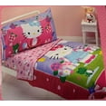 thumbnail image 1 of Hello Kitty - Springtime Friends 4-piece Toddler Bedding Set, 1 of 5