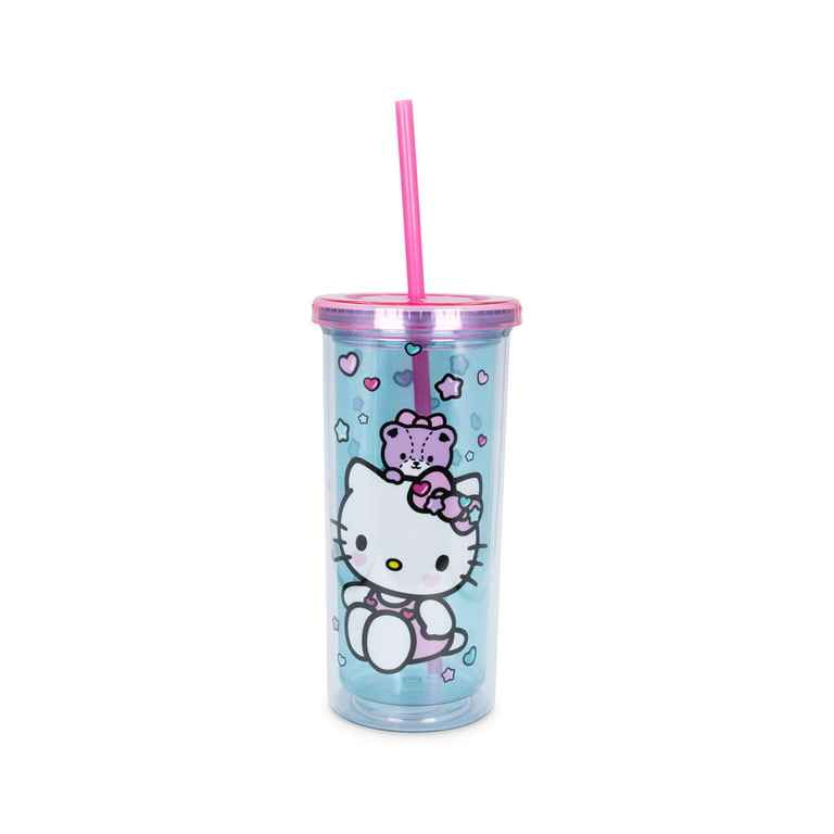 Hello Kitty Stacked Donuts Carnival Cup with Lid and Straw