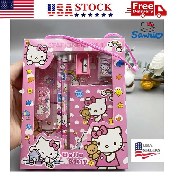 Hello Kitty Stationery Collection Gift Box Perfect for Birthdays School and all Occasions