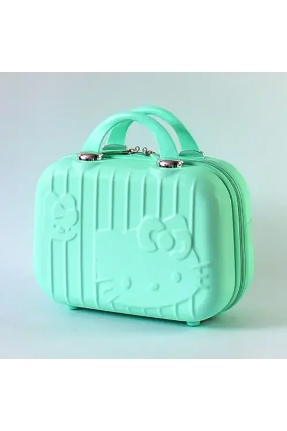 Hello Kitty Storage Case Suitcase Box Large capacity Cosmetic Bags Portable Travel Handbag Carrying A Nice Gift