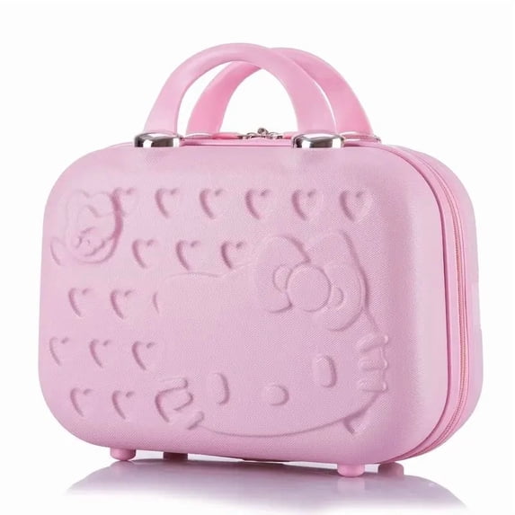 Hello Kitty Storage Case Suitcase Box Large capacity Cosmetic Bags Portable Travel Handbag Carrying A Nice Gift