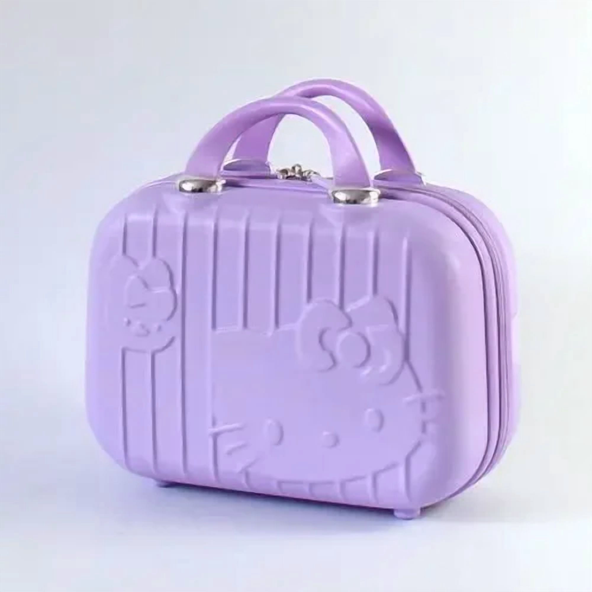 Hello Kitty Storage Case Suitcase Box Large capacity Cosmetic Bags Portable Travel Handbag Carrying  A Nice Gift
