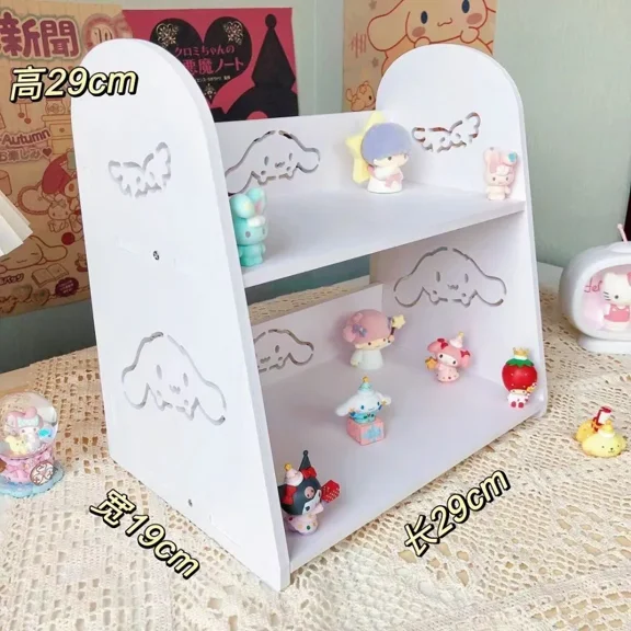 Hello Kitty Storage Rack Cute Cartoon Originality Multilayer Desktop Box Fashion Personality