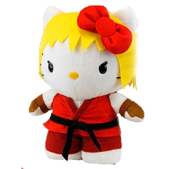Hello Kitty Street Fighter X Sanrio Ken Plush, Large, 10"
