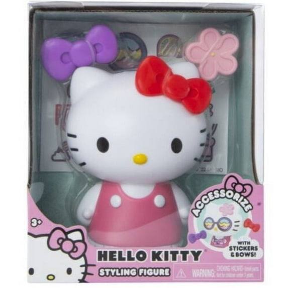 Hello Kitty Styling Figure with Stickers Bows!
