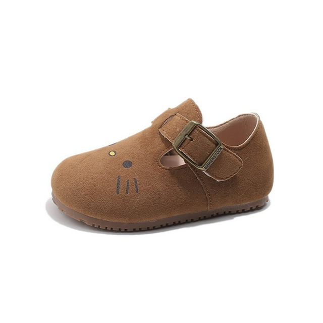 Hello Kitty Suede Clogs Cork Footbed Toddler Slippers with Arch Support & Adjustable Straps Indoor & Outdoor Slippers