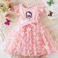 thumbnail image 1 of Hello Kitty Summer Dress for Kid's Girls Princess Dress Casual Clothes 3D Butterfly Cute Baby Party Dresses 2-6 Yrs, 1 of 6