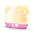 thumbnail image 1 of Hello Kitty Sunrise Alarm Clock with Wake-Up Light, RGB Color-Changing Night Light & Ambient Lamp, LED Time/Date/Temperature Display, USB Powered with Device Charging Port (Pink), 1 of 6