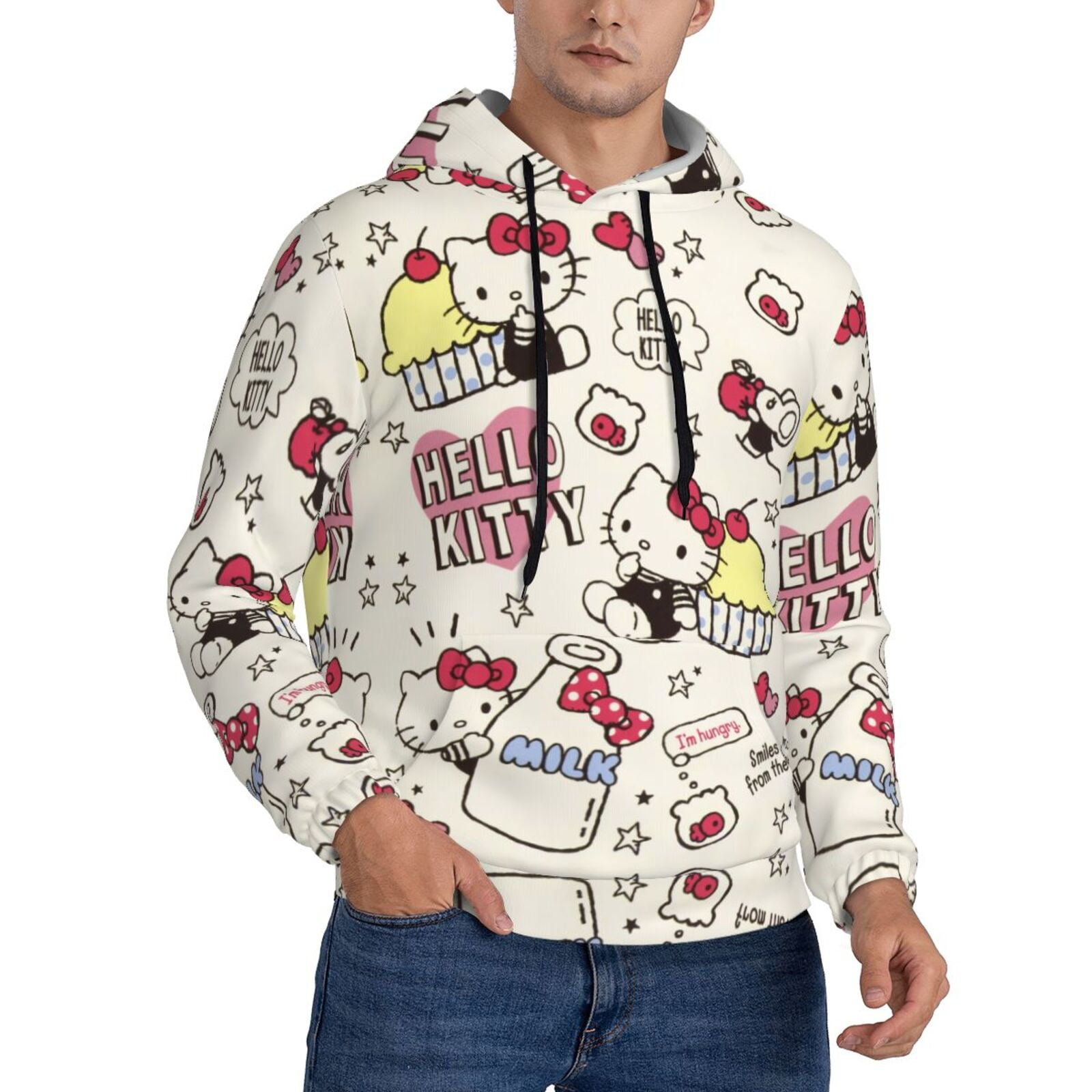 Hello Kitty Sweatshirts Hoodie 3D Print Hoodie for Men and Women ...