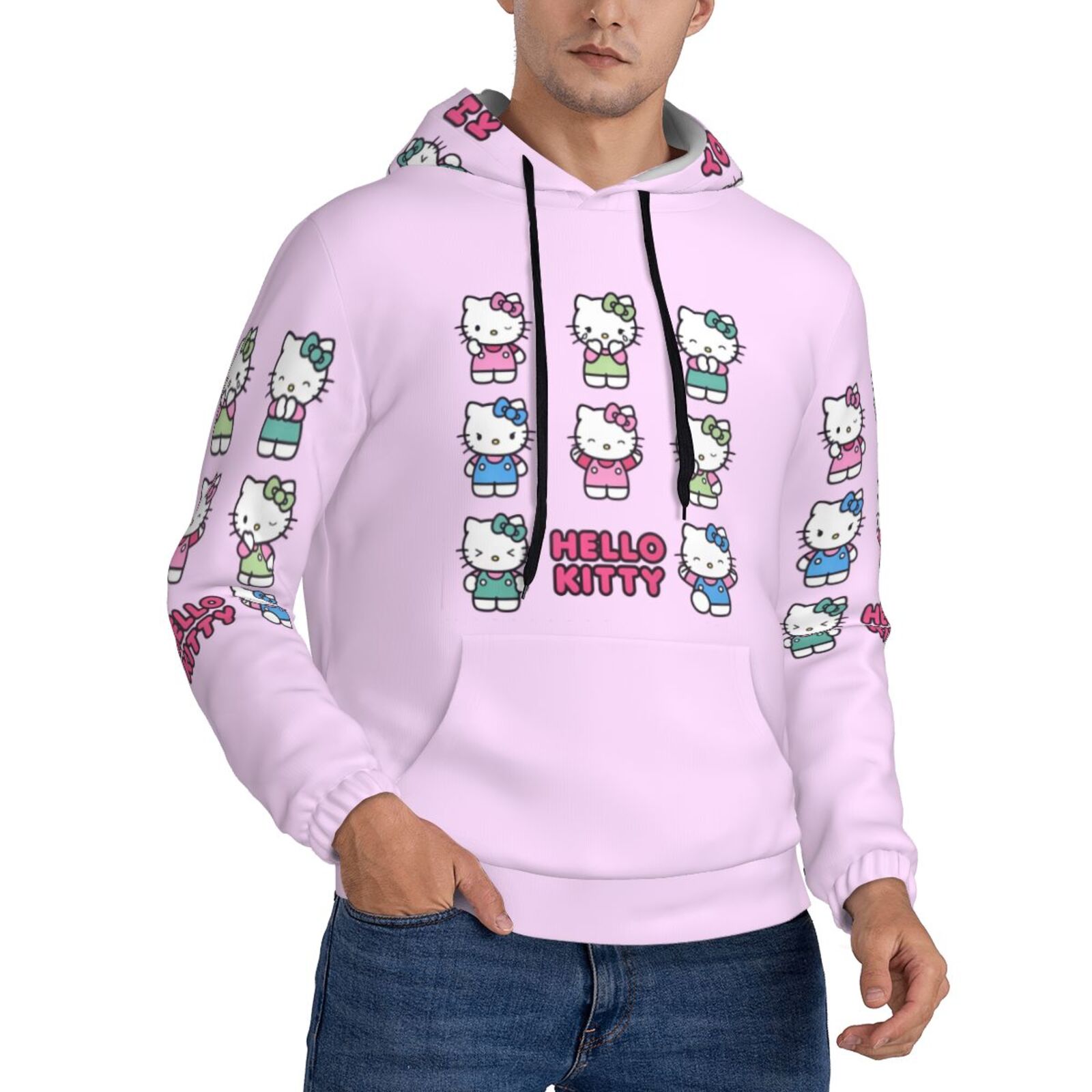 Hello Kitty Sweatshirts Hoodie 3D Print Hoodie for Men and Women ...