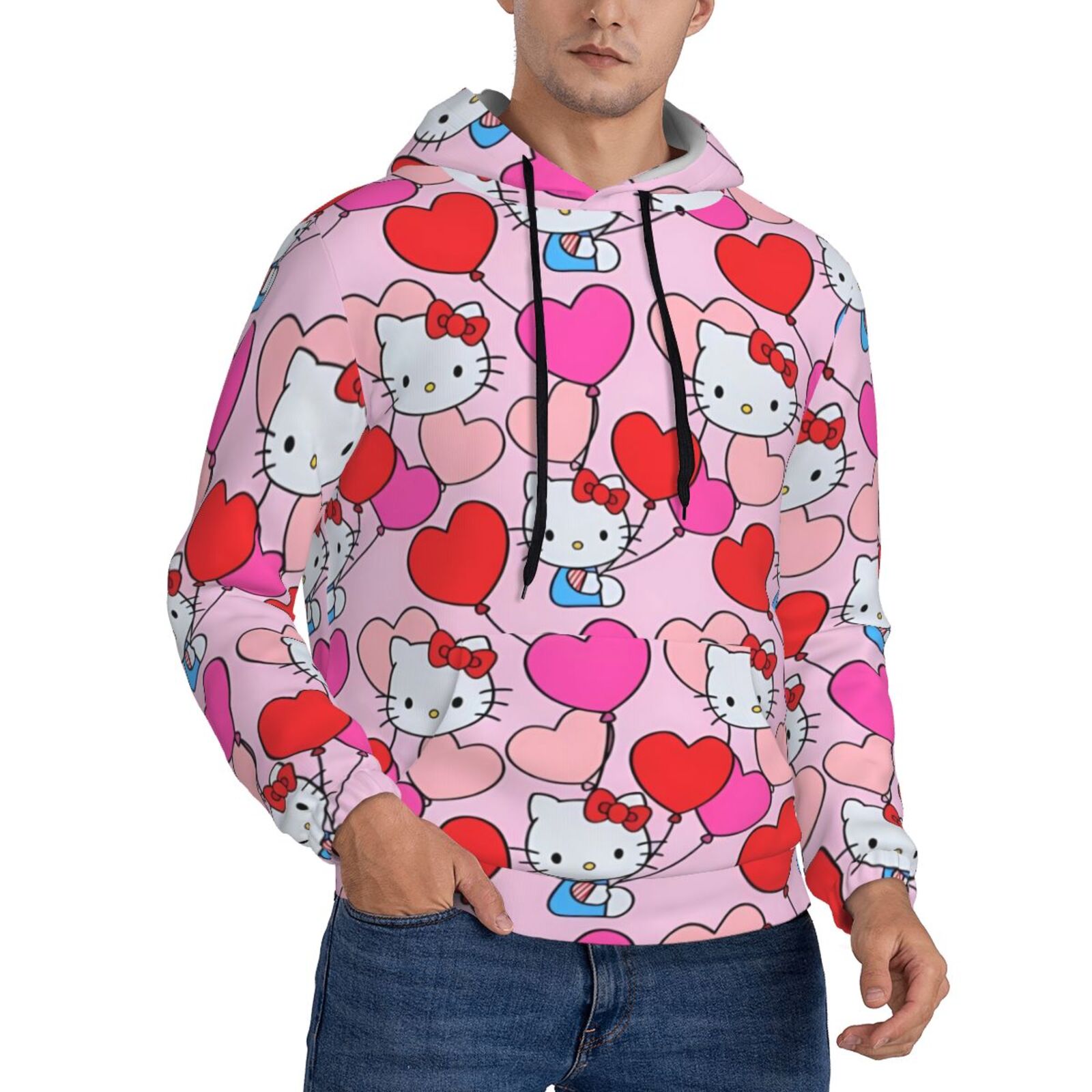 Hello Kitty Sweatshirts Hoodie 3D Print Hoodie for Men and Women ...