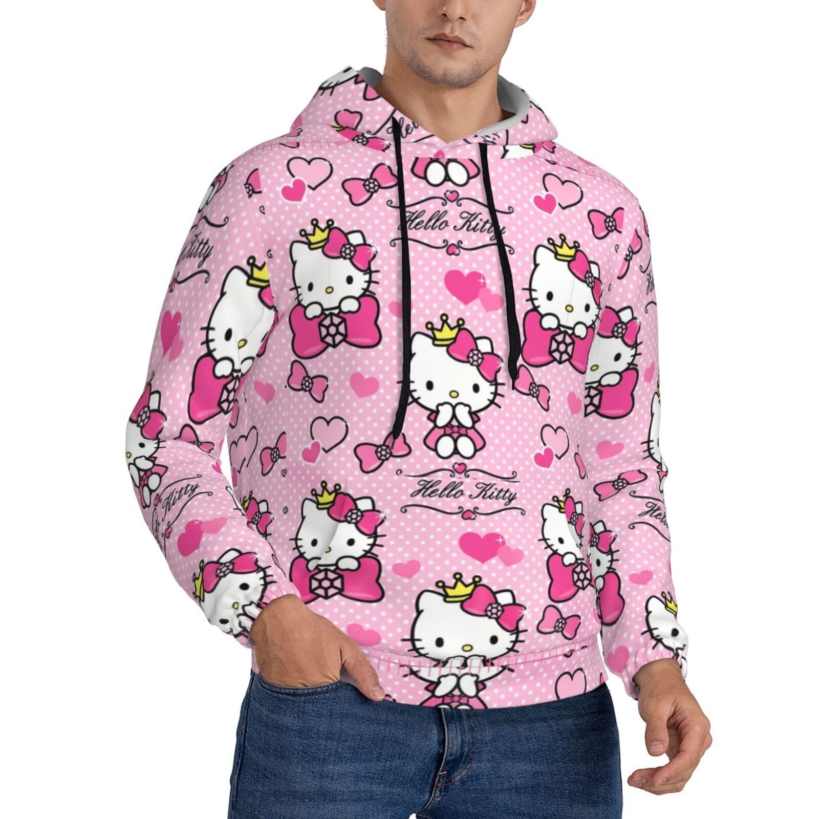 Hello Kitty Sweatshirts Hoodie 3D Print Hoodie for Men and Women ...