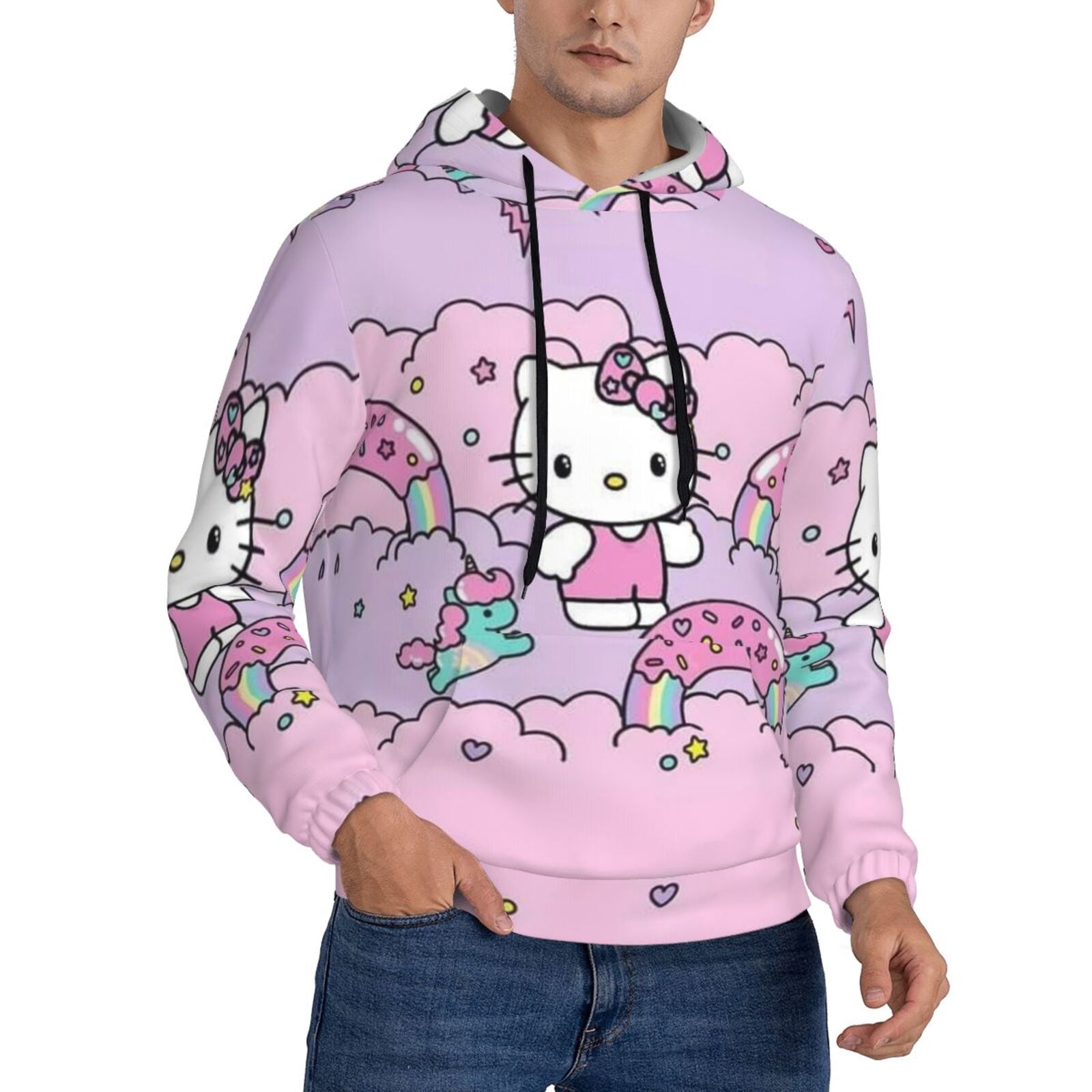 Hello Kitty Sweatshirts Hoodie 3D Print Hoodie for Men and Women ...