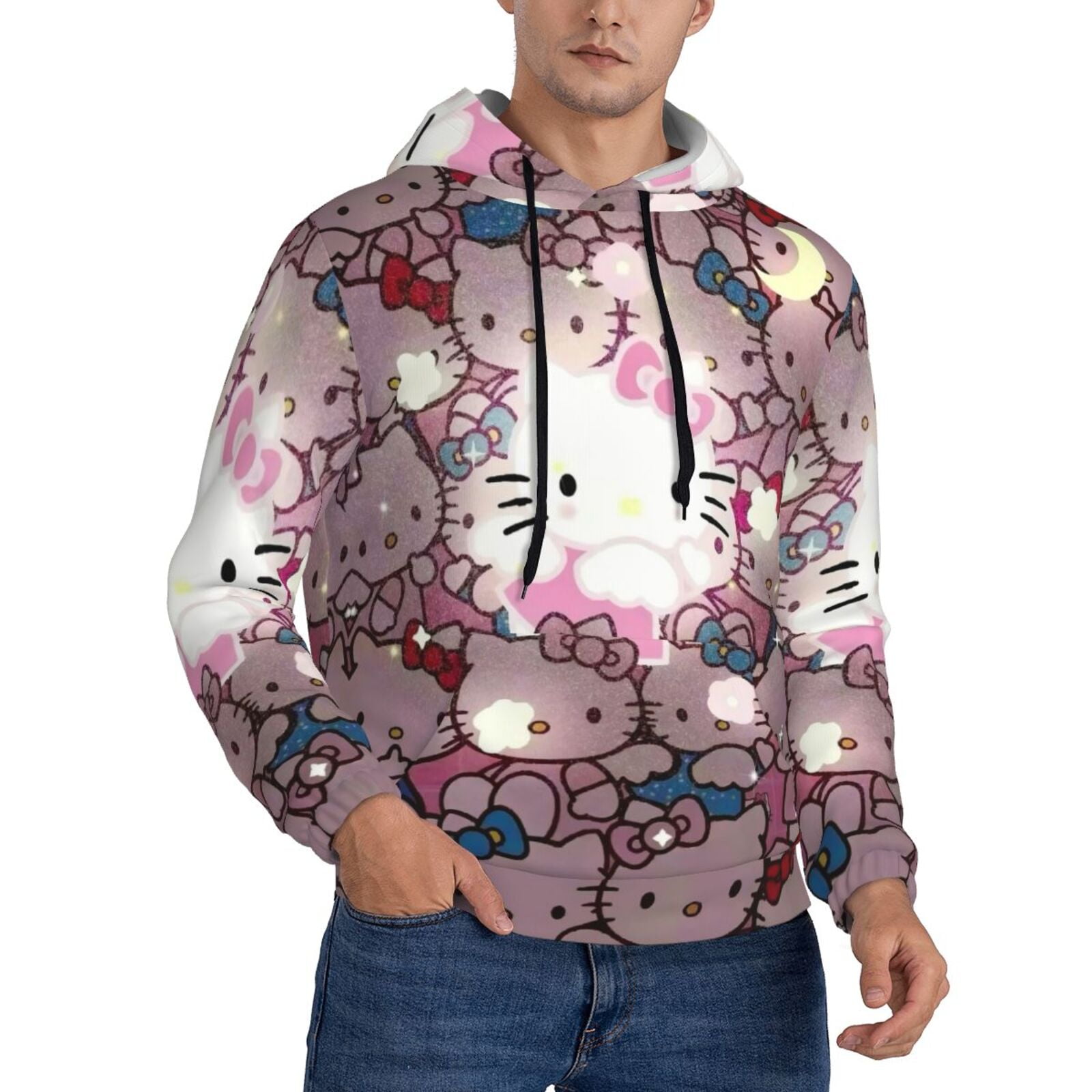 Hello Kitty Sweatshirts Hoodie 3D Print Hoodie for Men and Women ...