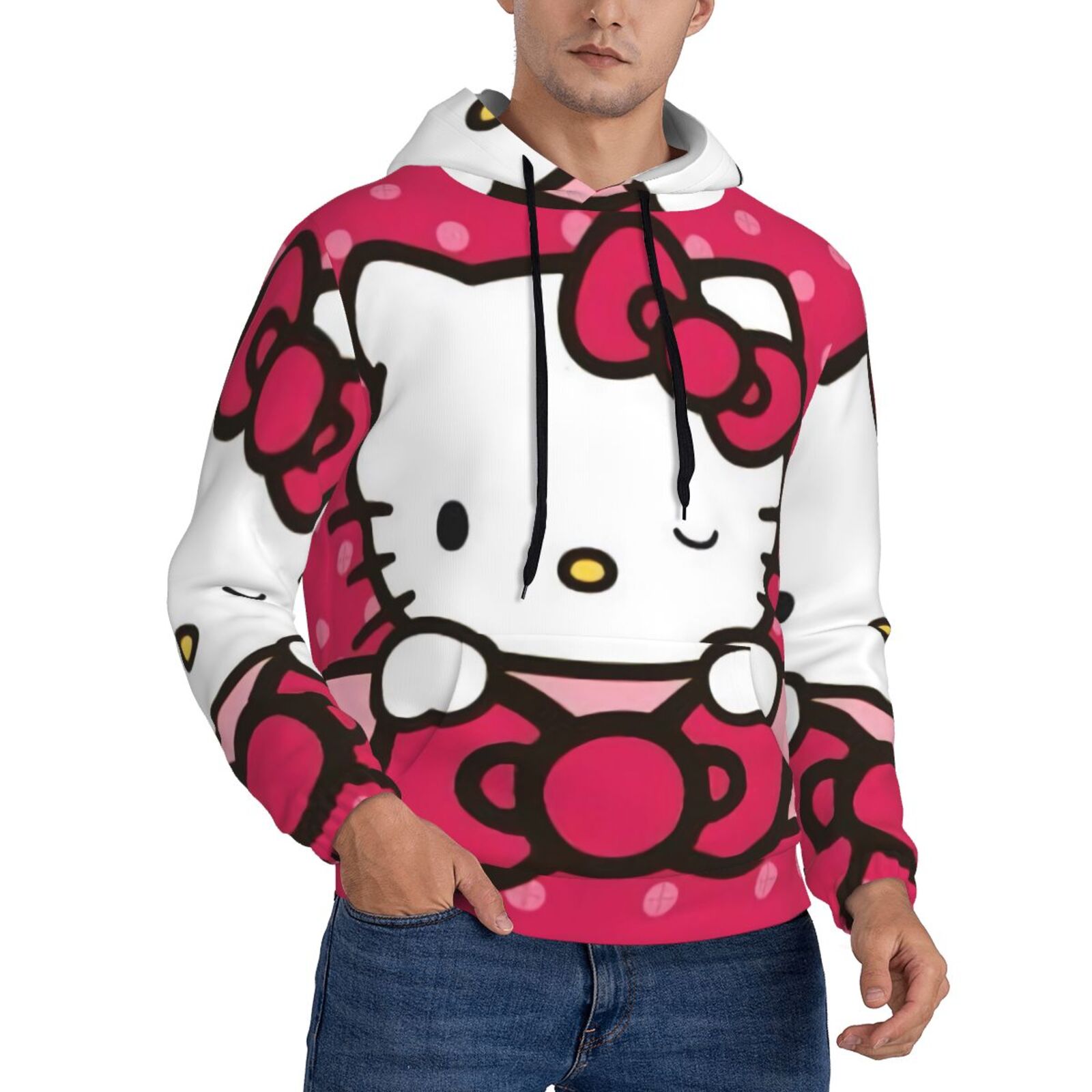 Hello Kitty Sweatshirts Hoodie 3D Print Hoodie for Men and Women ...