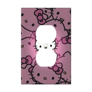 Hello-Kitty Switch Plate, Decora Outlet Wall Plate Cover, Decorative Light Switch Cover For Home Kidroom Nursery Bedroom Decor Style S