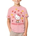 thumbnail image 1 of Hello Kitty T-Shirt for Boys Girls, Unisex Novelty Short Sleeve Tee, Casual Crew Neck Tops, 4-16 Y, 1 of 8