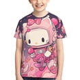 thumbnail image 1 of Hello Kitty T Shirts For Girls Boys, 3d Print Cartoon Graphics T Shirt, Youth Crewneck T-Shirt, Unisex Short Sleeve Top Tees Age 4-16 Years, 1 of 7