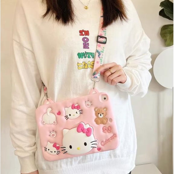 Hello Kitty Table Case for iPad Pro 11 inch 22 21 20 Tablet Cover For iPad 9.7 5th 6th 10.2 9th 8th 7th 10th