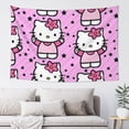 thumbnail image 1 of Hello Kitty Tapestry, Wall Hanging Tapestry, Wall Art Tapestries Poster, Home Decor For Bedroom Living Room Dorm, 60"X40", 1 of 8