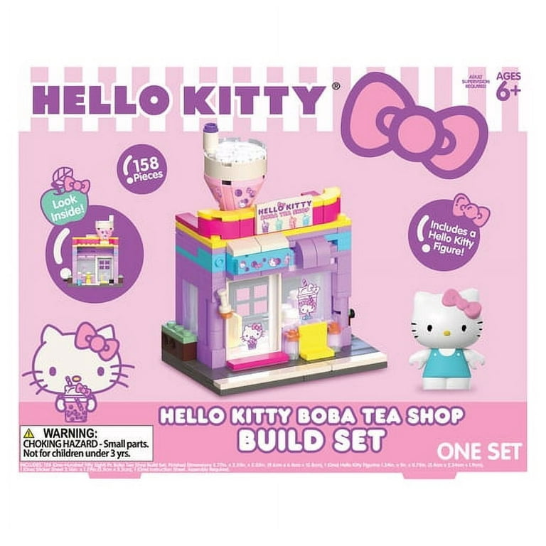 Hello Kitty Tea Shop Build Set & Figure Blocks, lego