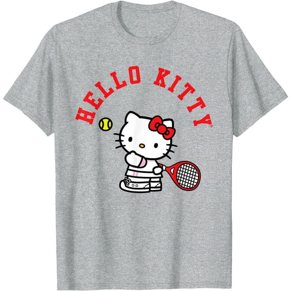 Hello Kitty Tennis DTG Print Unisex T-Shirt