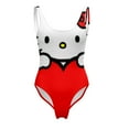 thumbnail image 1 of Hello Kitty Theme Women's One-Piece Coverage Swimsuit, 1 of 8
