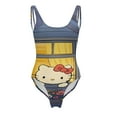 thumbnail image 1 of Hello Kitty Theme Women's One-Piece Coverage Swimsuit, 1 of 8