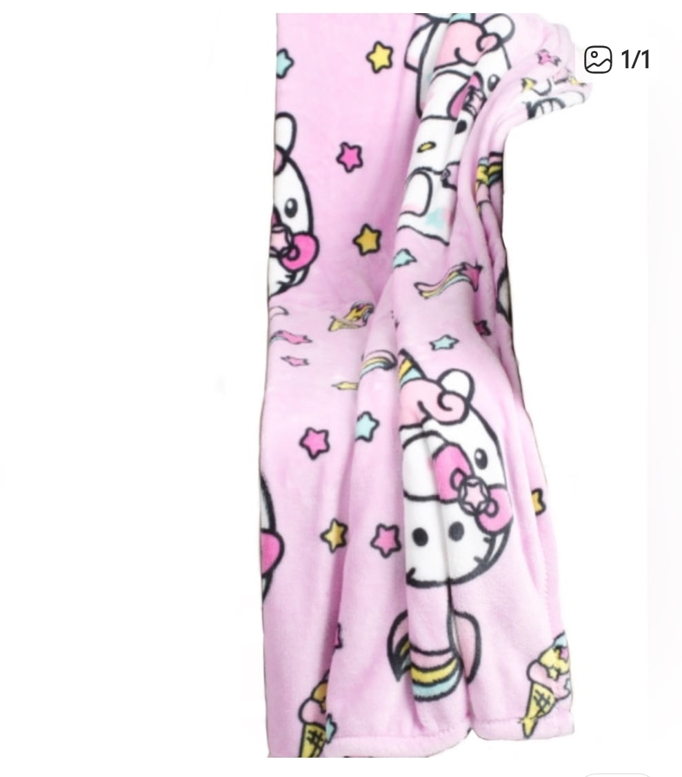 Hello Kitty Throw 60"x70"