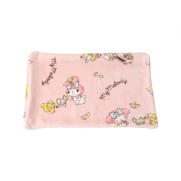 Hello Kitty Throw Blanket Sanrio Kawaii Blankets for Beds Anime Printed Cartoon Coral Velvet Winter Thickening Keep Warm Quilt